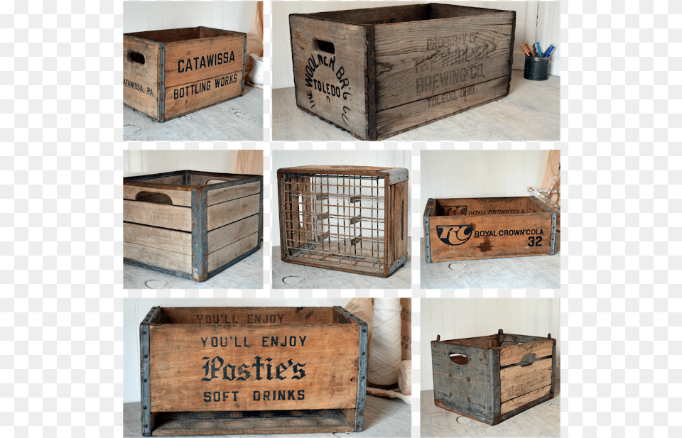Wooden Boxes With Metal Corner, Box, Crate Png Image