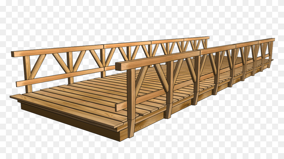 Wooden Bridge, Water, Waterfront, Wood, Machine Png