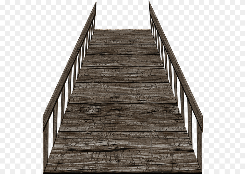 Wooden Bridge, Architecture, Waterfront, Water, Staircase Free Png