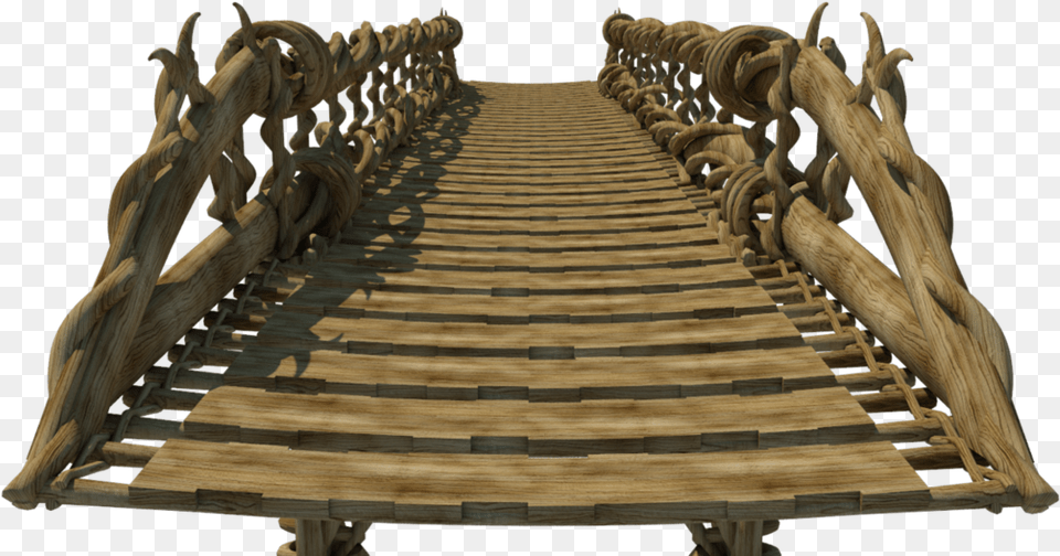 Wooden Bridge Image Bridge, Wood, Architecture, Boardwalk, Building Free Png
