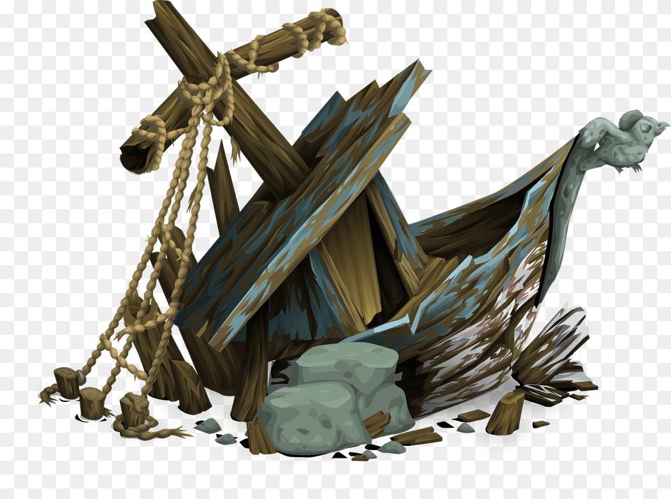 Wooden Brown Shipwreck Clipart, Outdoors, Nature Free Png Download