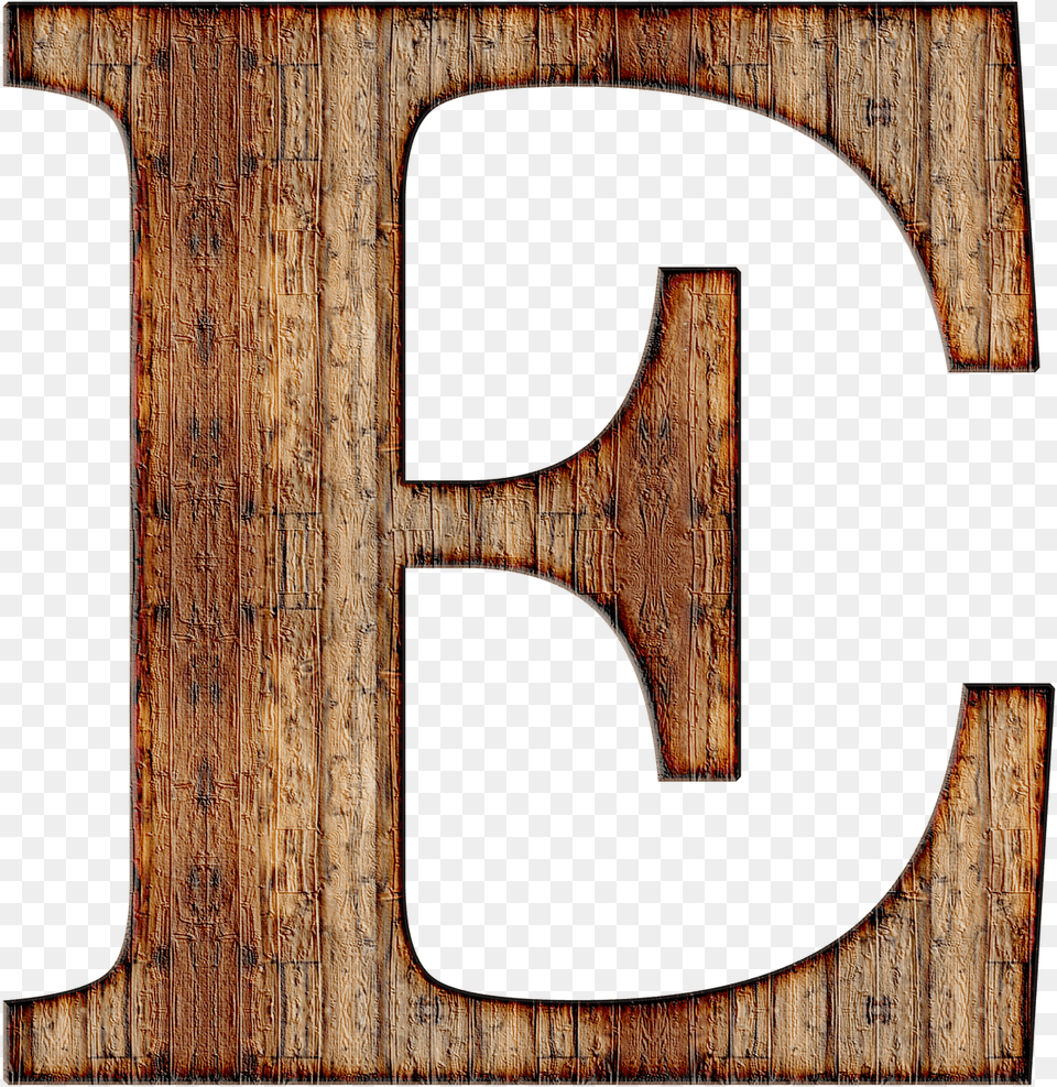 Wooden Capital Letter E Wooden E Transparent Background, Wood, Plywood, Text, Symbol Png