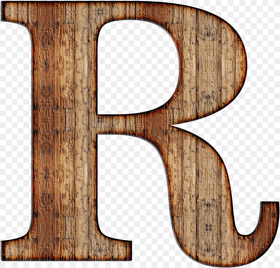 Wooden Capital Letter R Photos Letter R No Background, Plywood, Wood, Text, Furniture Png