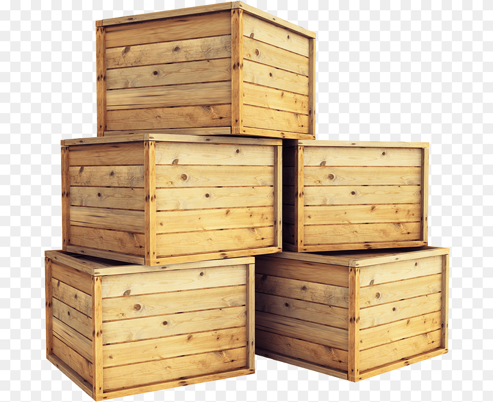 Wooden Cargo, Box, Crate Free Transparent Png