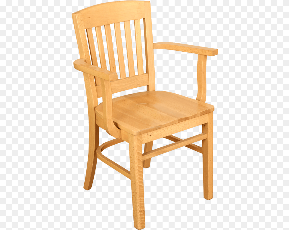 Wooden Chair Chair, Furniture, Armchair Free Png Download