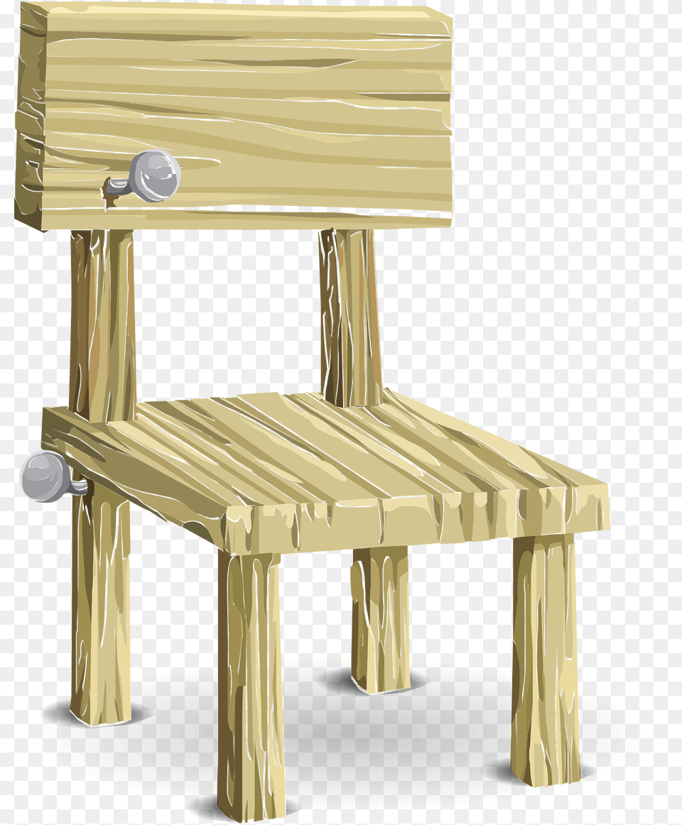 Wooden Chair Clipart, Furniture, Plywood, Wood, Bench Free Png Download