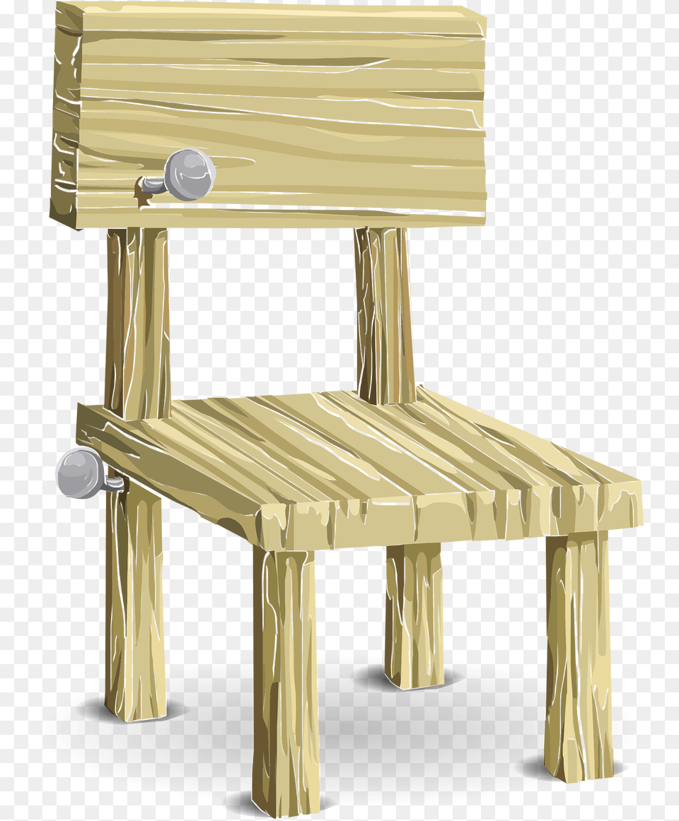 Wooden Chair Clipart, Plywood, Wood, Furniture, Bench Free Png Download