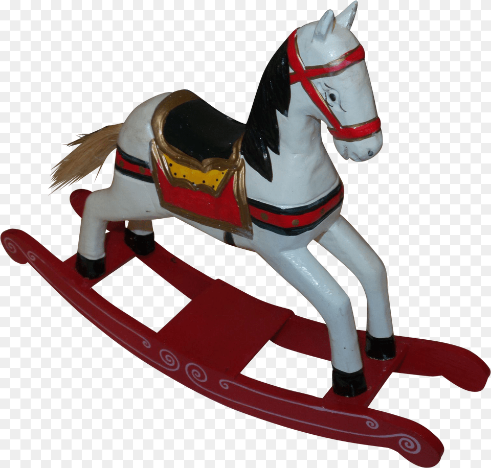 Wooden Christmas Rocking Horse, Animal, Mammal, Furniture Free Transparent Png