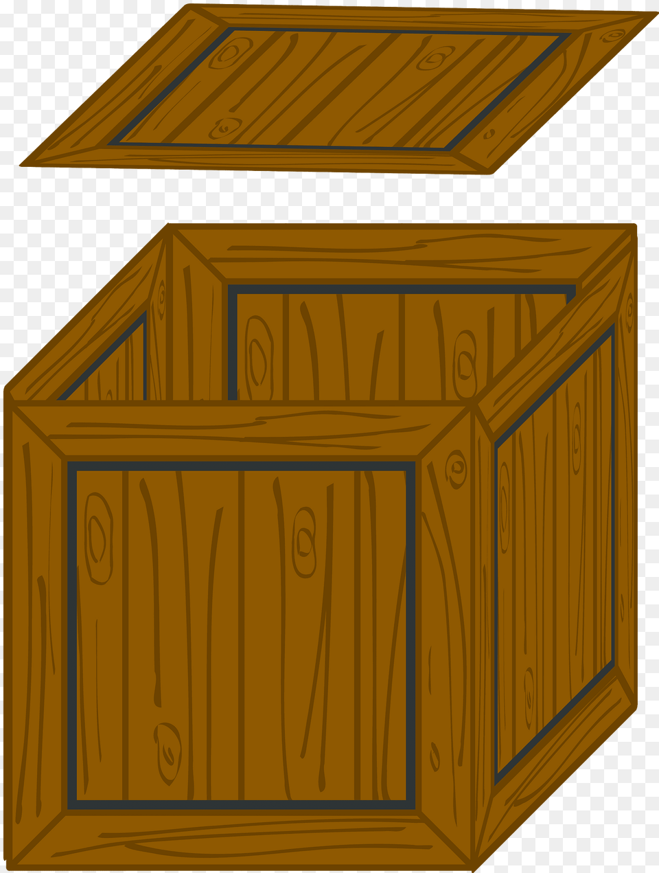 Wooden Clipart, Box, Crate, Wood, Plywood Free Transparent Png