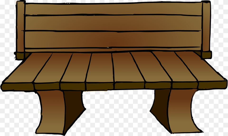 Wooden Clipart, Bench, Furniture, Wood, Park Bench Free Png