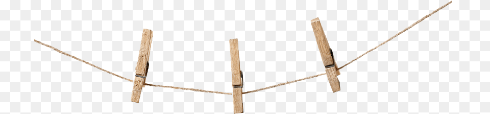 Wooden Clips Rope Png Image