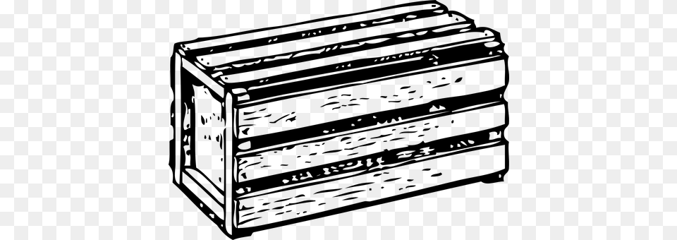 Wooden Crate Gray Png Image
