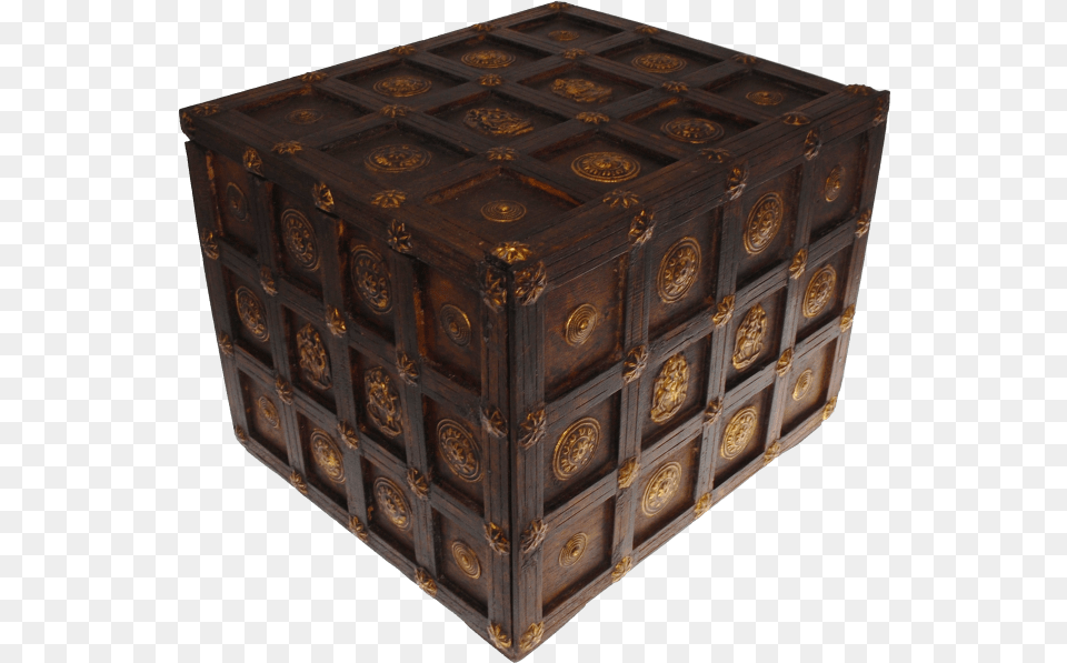 Wooden Cube Design Puzzle Box Drawer, Treasure, Furniture, Crate Png Image