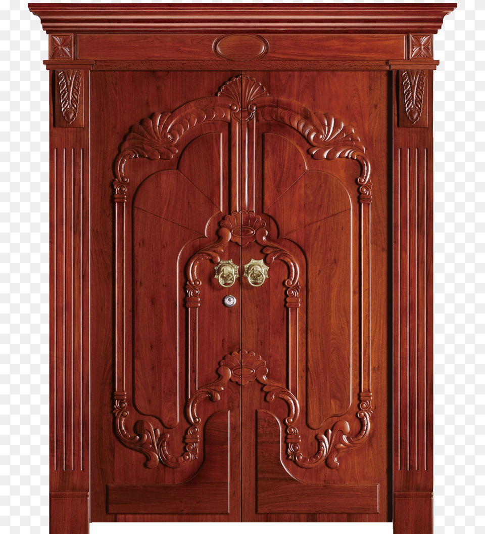 Wooden Door W4025 Best Wooden Doors Top, Closet, Cupboard, Furniture, Wood Free Png