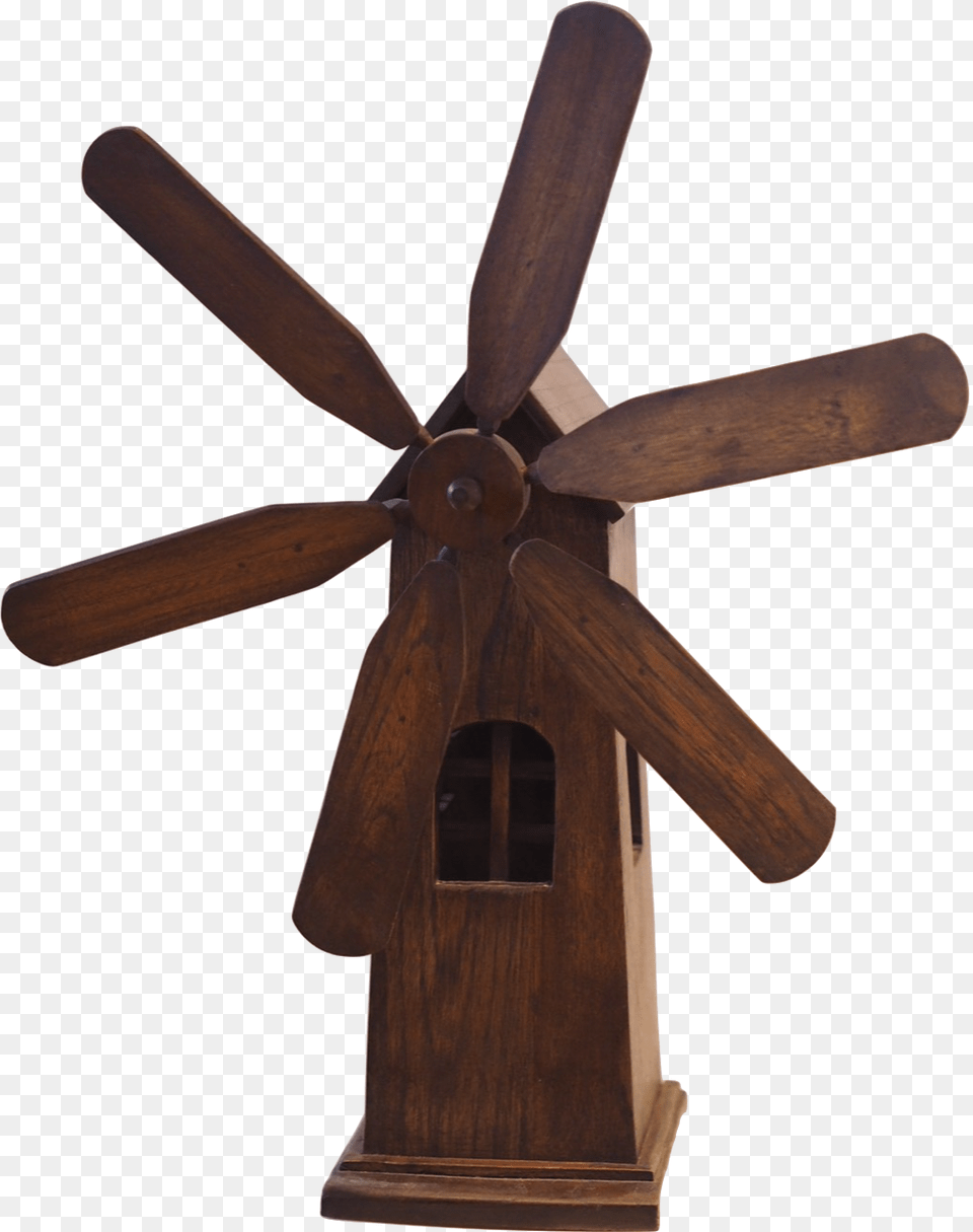Wooden Dutch Windmill Windmill, Appliance, Ceiling Fan, Device, Electrical Device Free Transparent Png