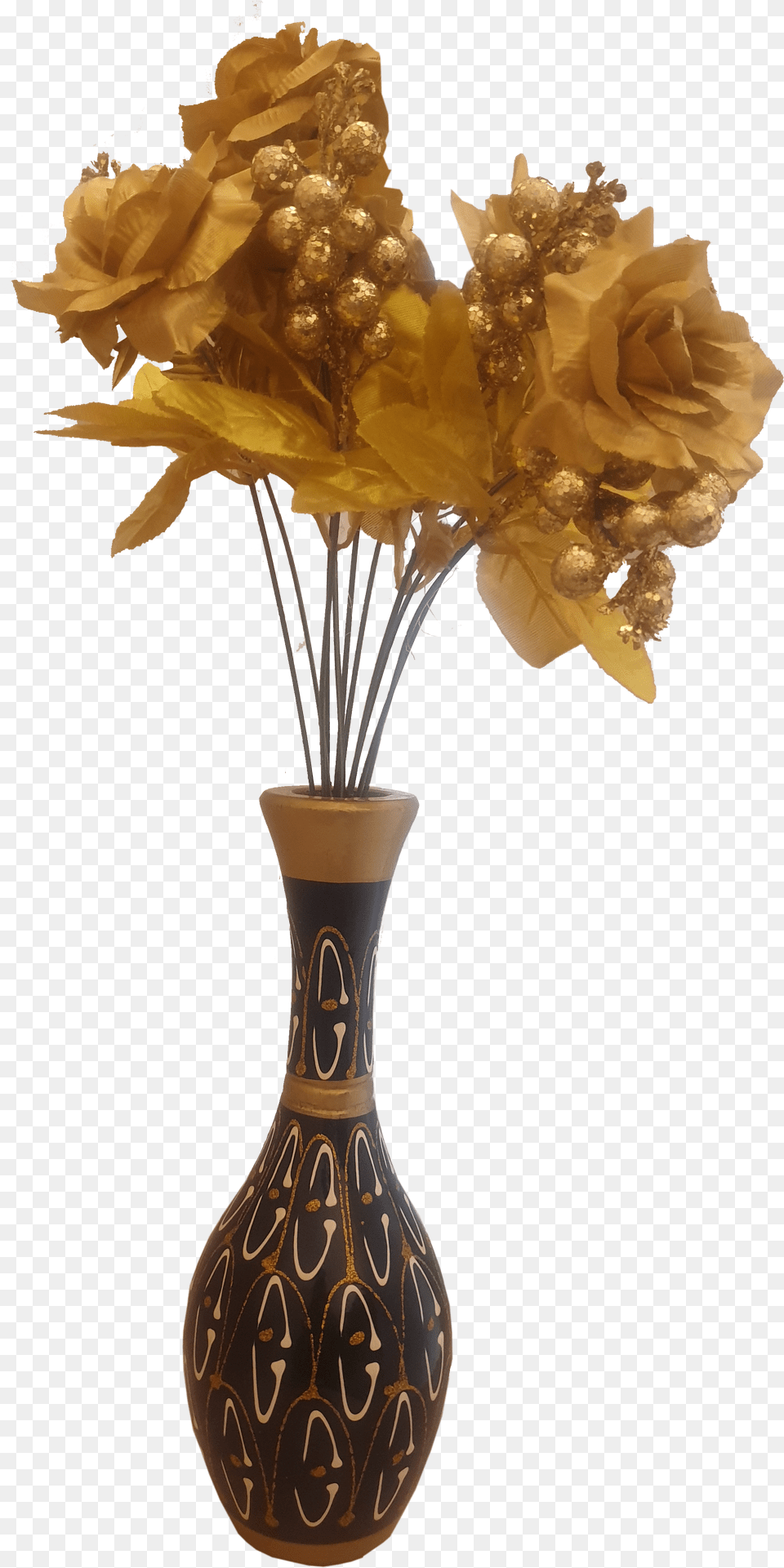 Wooden Flower Vase Free Png