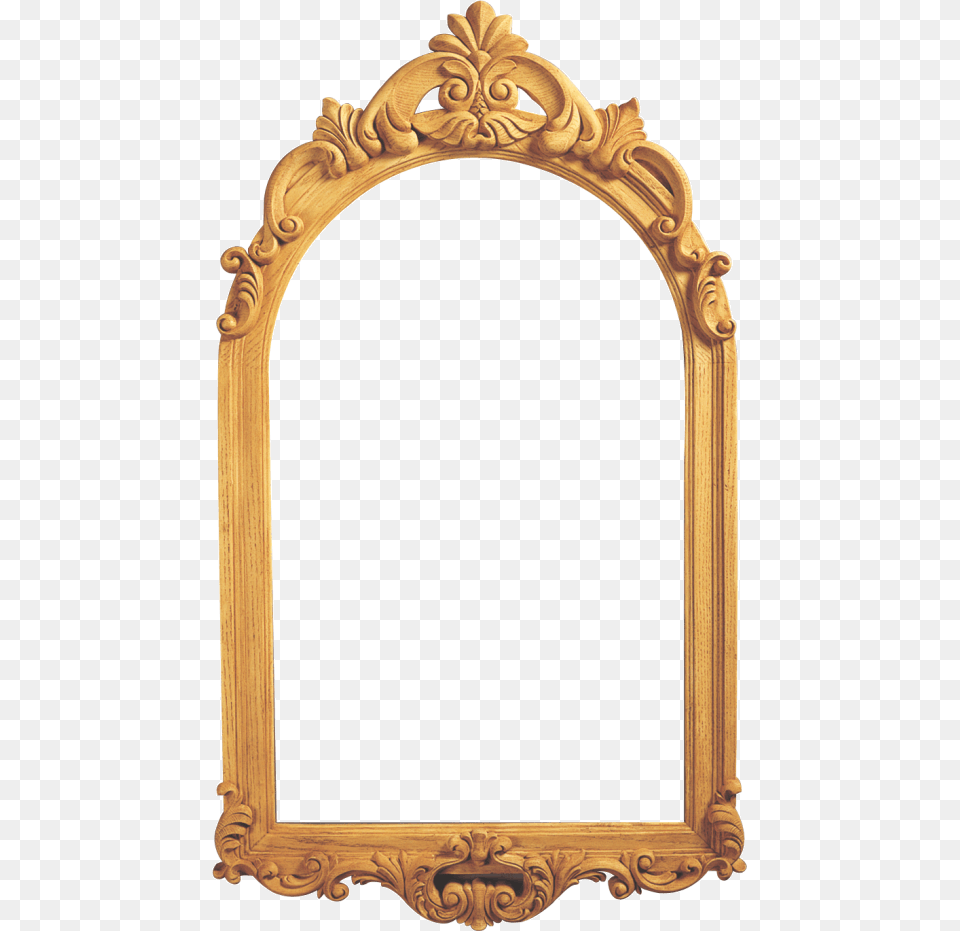 Wooden Frame Mirror, Photography, Crib, Furniture, Infant Bed Png Image