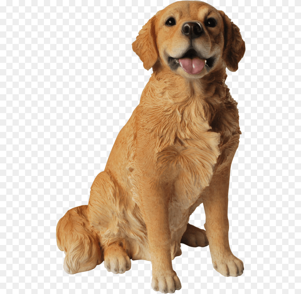 Wooden Golden Retriever Statue, Animal, Canine, Dog, Golden Retriever Png Image