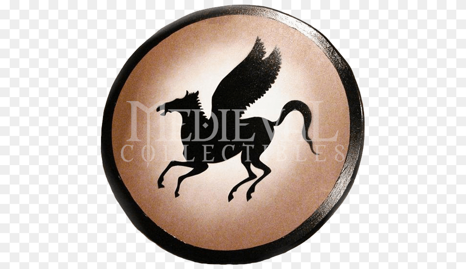 Wooden Greek Pegasus Horse Shield, Face, Head, Person, Photography Png Image