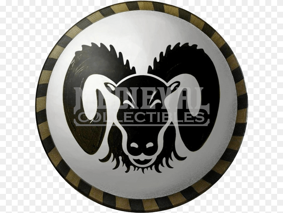 Wooden Greek Ram Head Shield Greek Shield, Accessories, Buckle, Emblem, Symbol Free Transparent Png