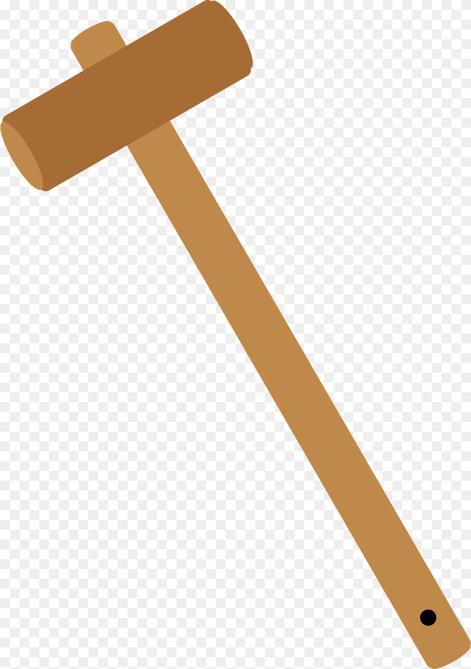 Wooden Hammer Clipart, Device, Tool, Mallet, Cross Free Png Download