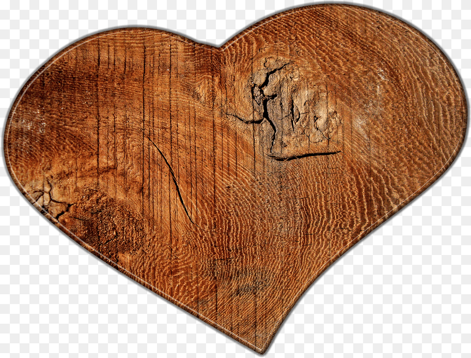 Wooden Heart Free Transparent Png