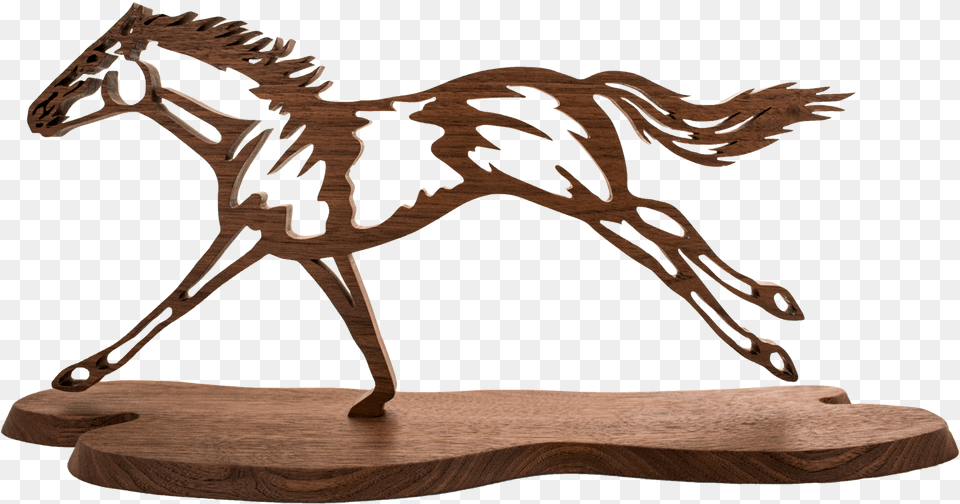 Wooden Horse Scroll Saw, Wood, Animal, Dinosaur, Reptile Free Png