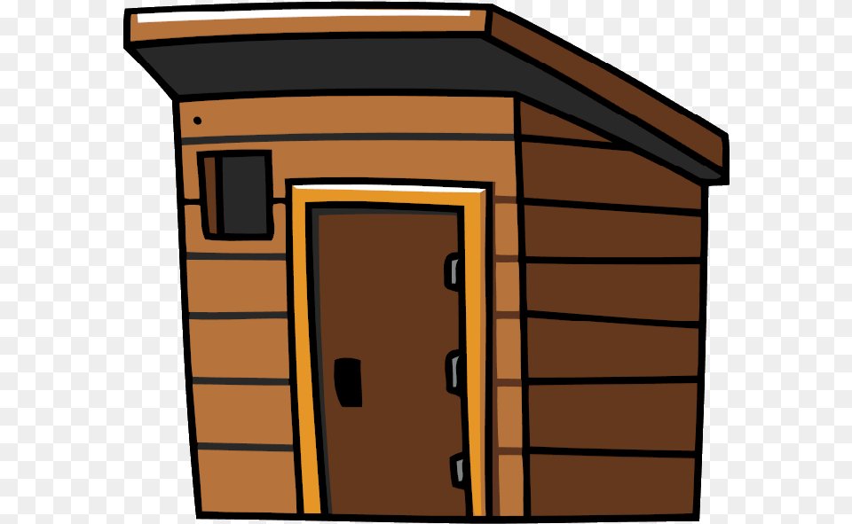 Wooden House Clipart Download Shed Clipart, Outdoors, Architecture, Building, Housing Png Image