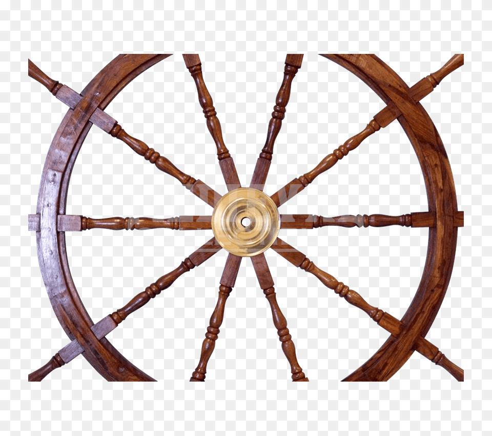 Wooden Inch Ship Wheel, Machine, Spoke, Transportation, Vehicle Png Image