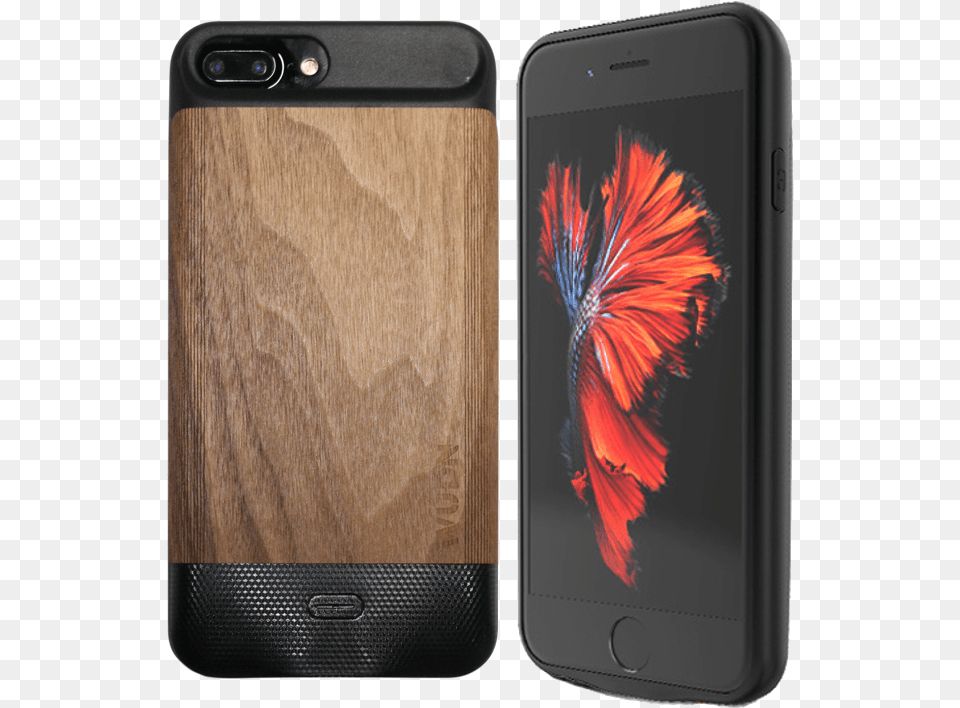 Wooden Iphone 6p 7p Amp 8p Plus Battery Charging Case Iphone, Electronics, Mobile Phone, Phone Free Png