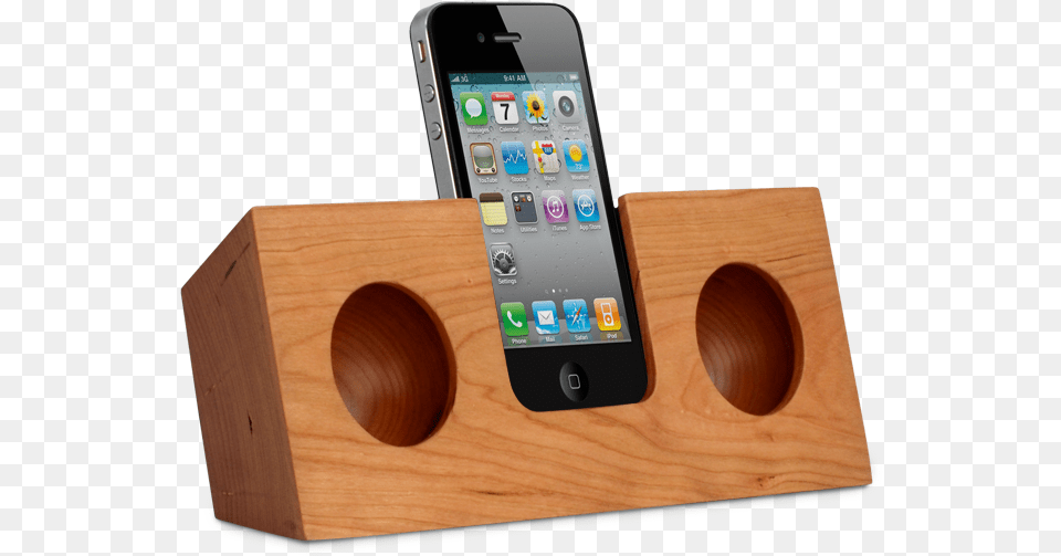 Wooden Iphone Passive Amplifier, Electronics, Mobile Phone, Phone Png Image