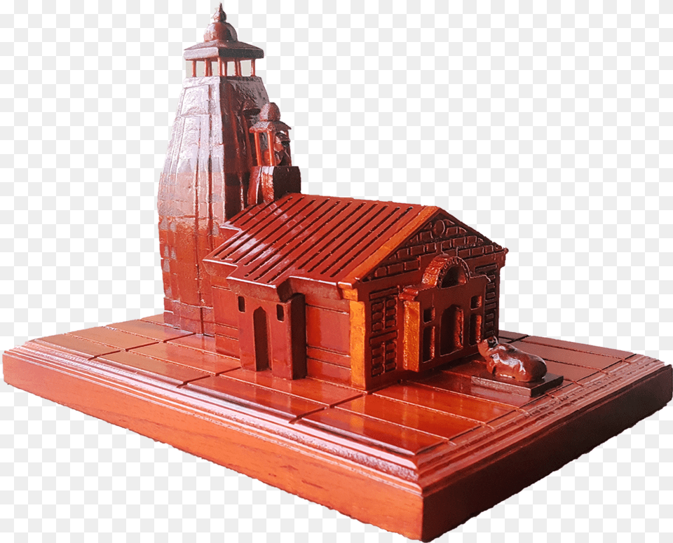 Wooden Kedarnath Temple Scale Model, Architecture, Bell Tower, Building, Tower Free Png Download