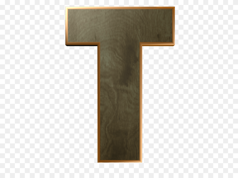 Wooden Letter Cross, Symbol Png Image