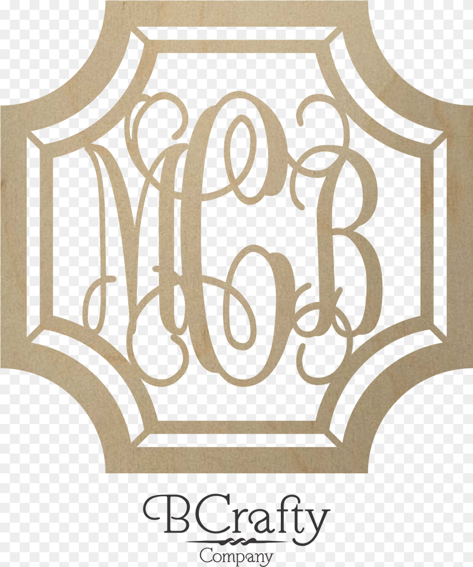 Wooden Monogram Letters Monogram, Logo, Text, Symbol Png Image