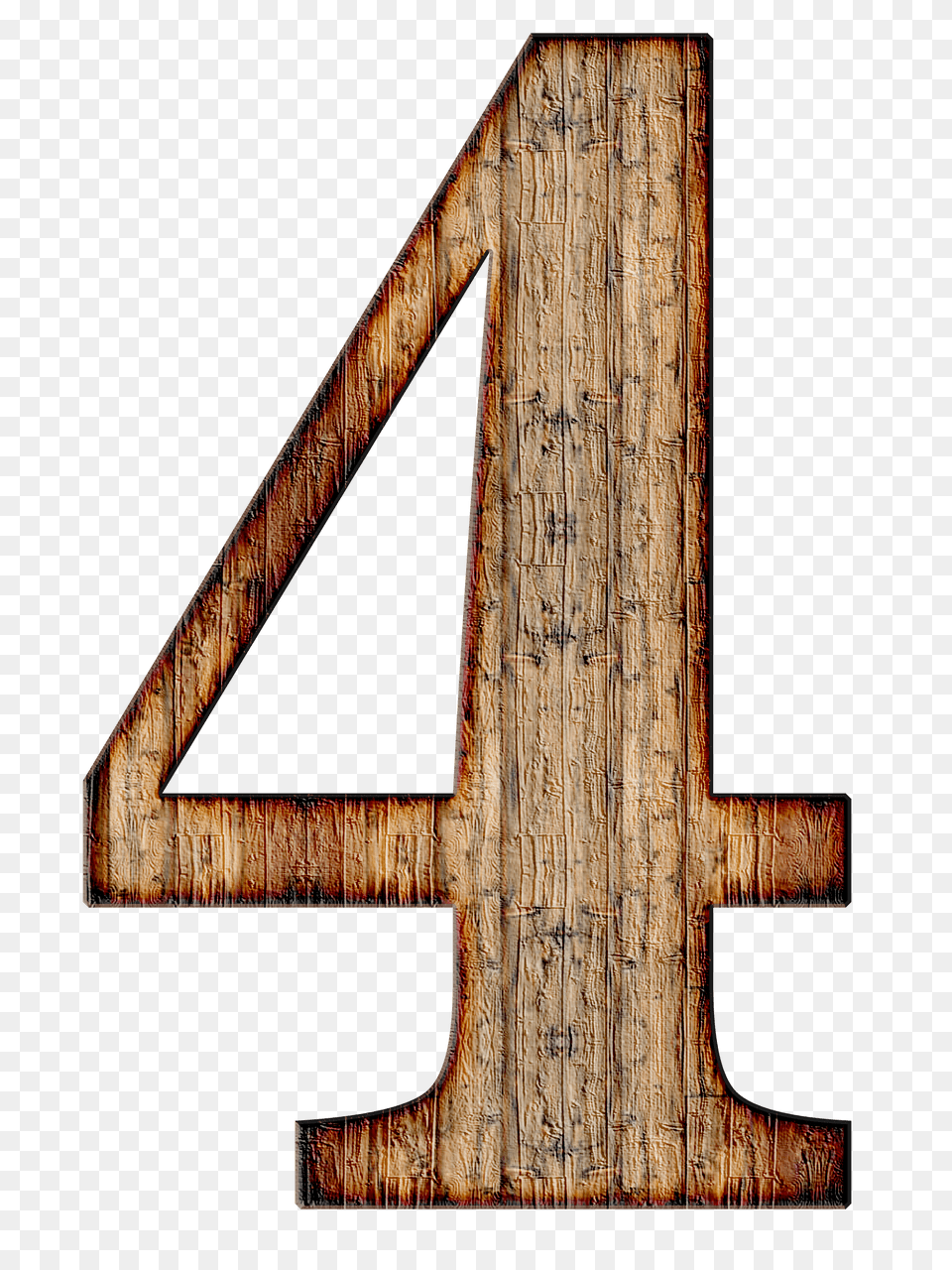 Wooden Number, Wood, Text, Symbol, Blade Free Png