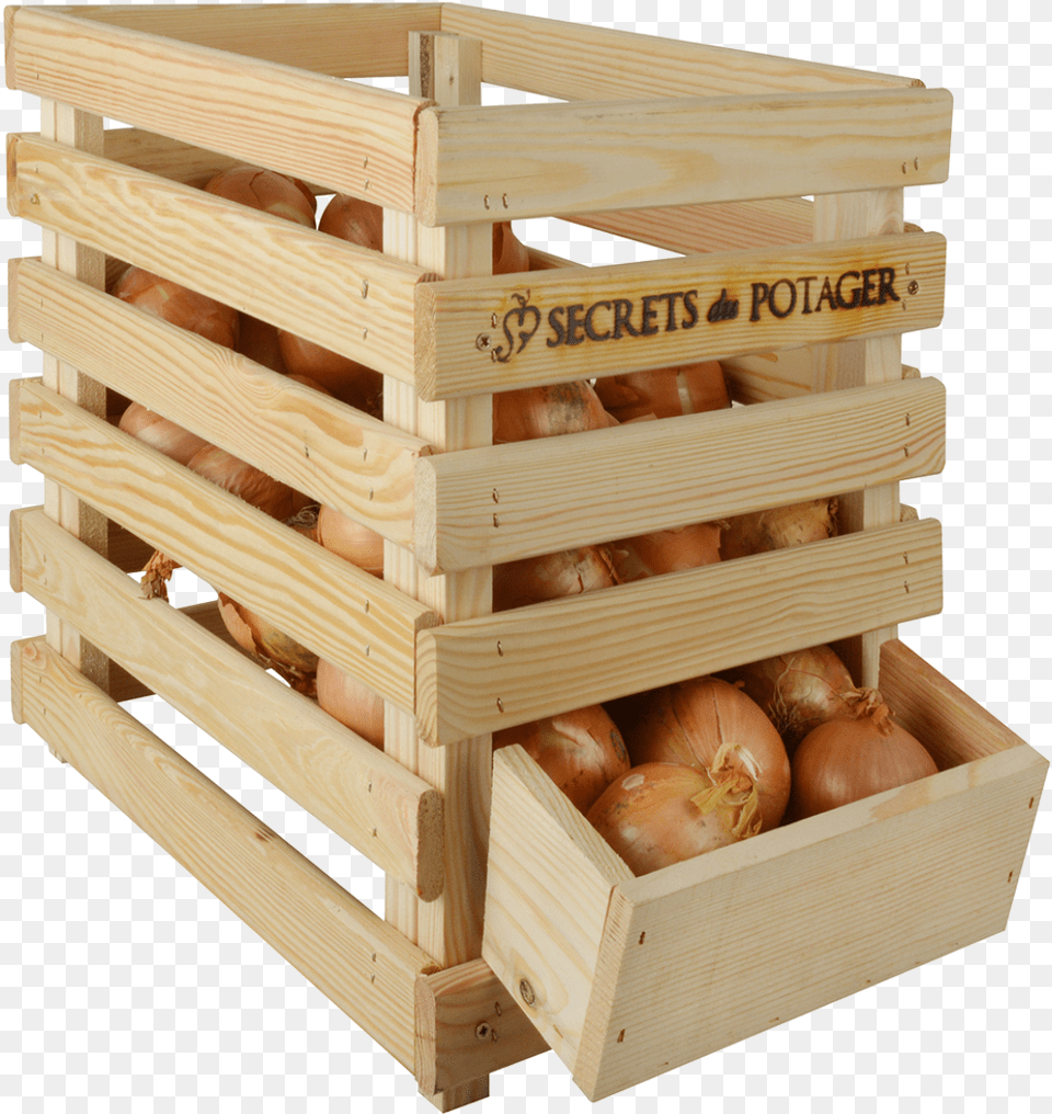 Wooden Onion Crate Esschert Zwiebelkiste Holz, Box, Crib, Furniture, Infant Bed Free Png