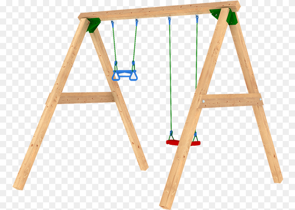 Wooden Playground Equipment For Your Garden Jungle Wood, Swing, Toy Free Png