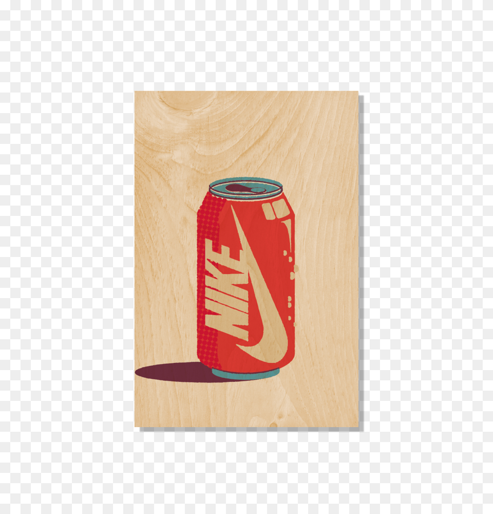 Wooden Postcard Woodhi, Can, Tin, Beverage, Soda Free Transparent Png