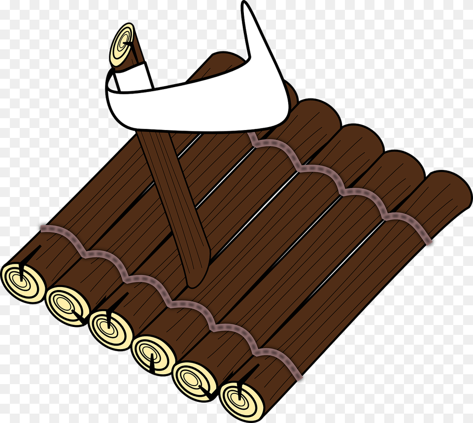 Wooden Raft Clipart, Wood, Weapon Png Image