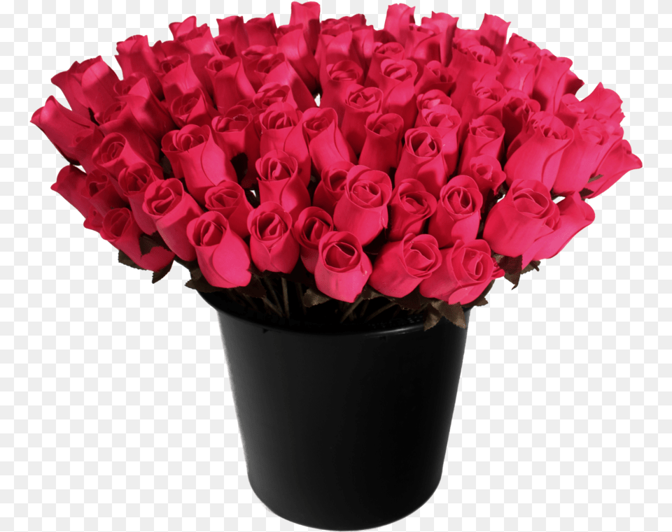 Wooden Rose Floral Display Bucket, Flower, Flower Arrangement, Flower Bouquet, Plant Free Png