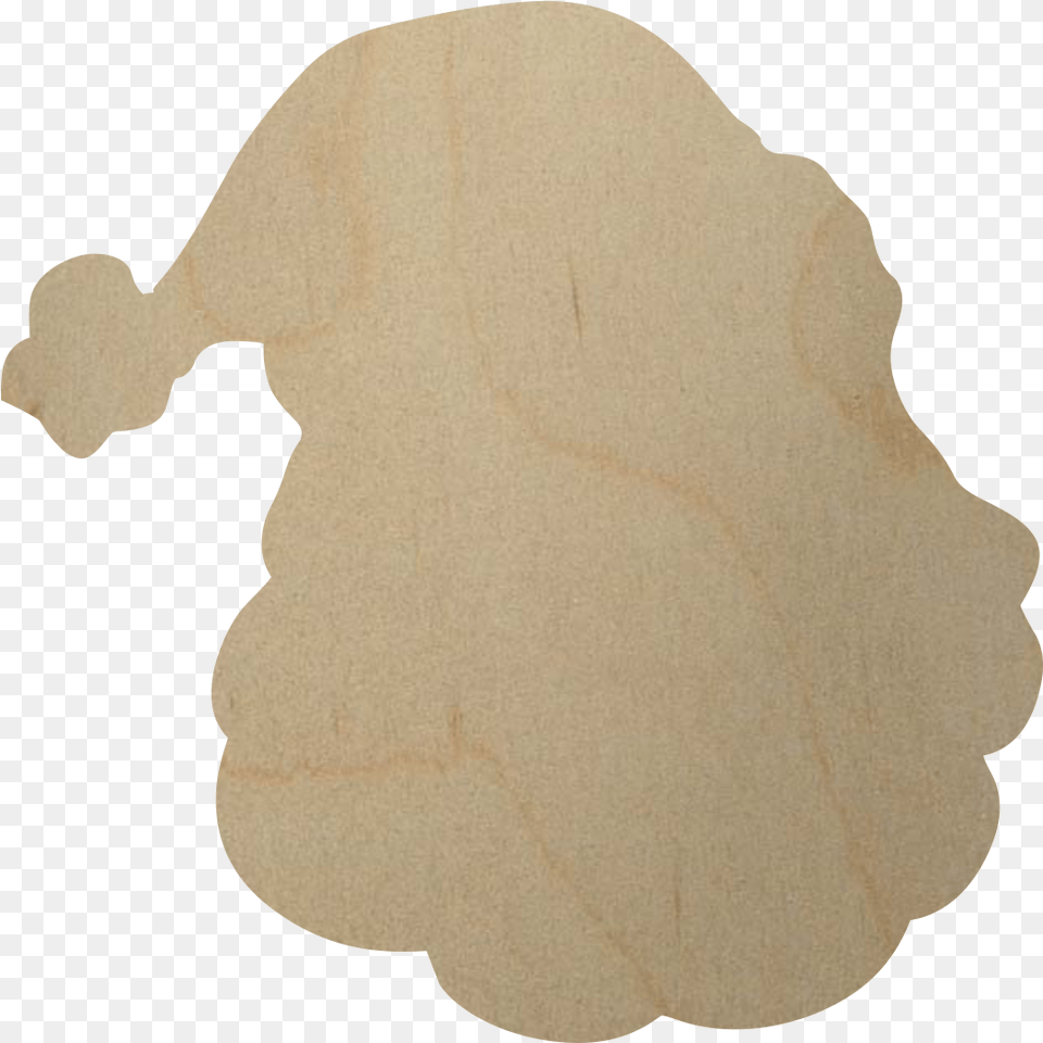 Wooden Santa Face Shape Cutout Flatworm, Baby, Home Decor, Person, Wood Free Png