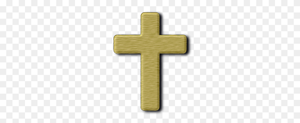 Wooden Shaded Cross, Symbol, Crucifix Free Png Download