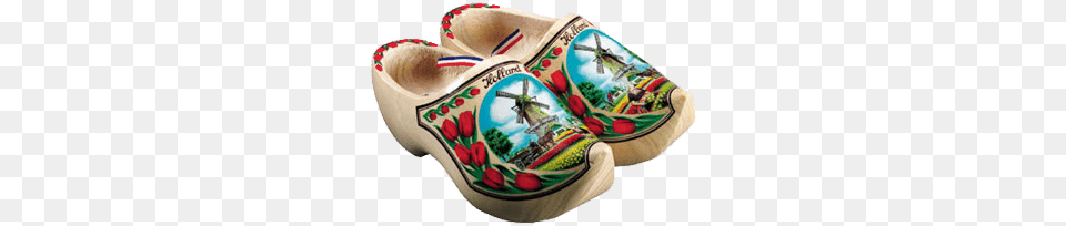Wooden Shoe Windmill Design, Clogs, Clothing, Footwear Png Image