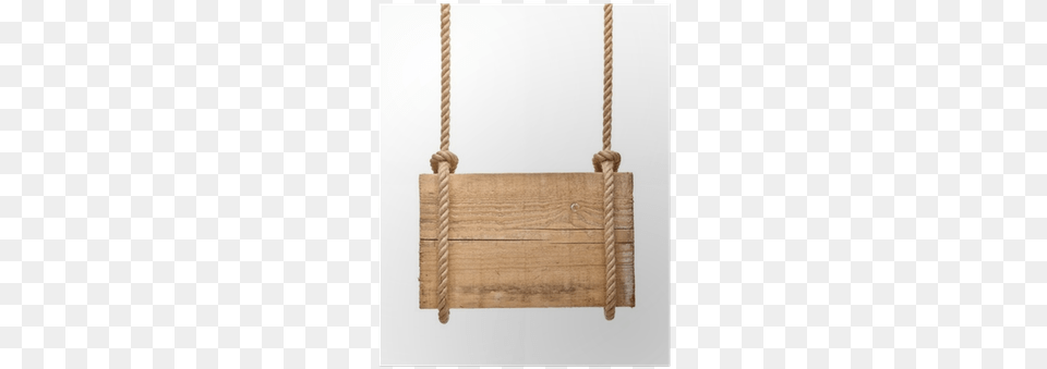 Wooden Sign Background Message Rope Hanging Poster Rope, Swing, Toy Free Transparent Png