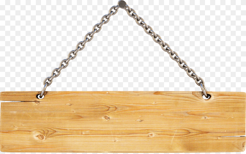 Wooden Sign Tabla De Madera Chain With Sign, Plywood, Wood, Accessories, Bag Free Png