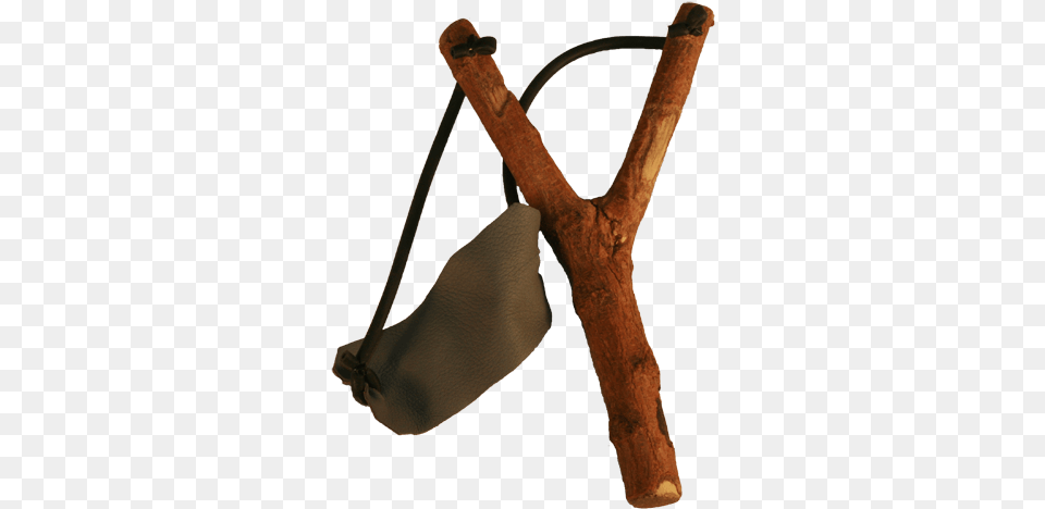 Wooden Slingshot With Green Patch Slingshot, Bow, Weapon Free Png Download