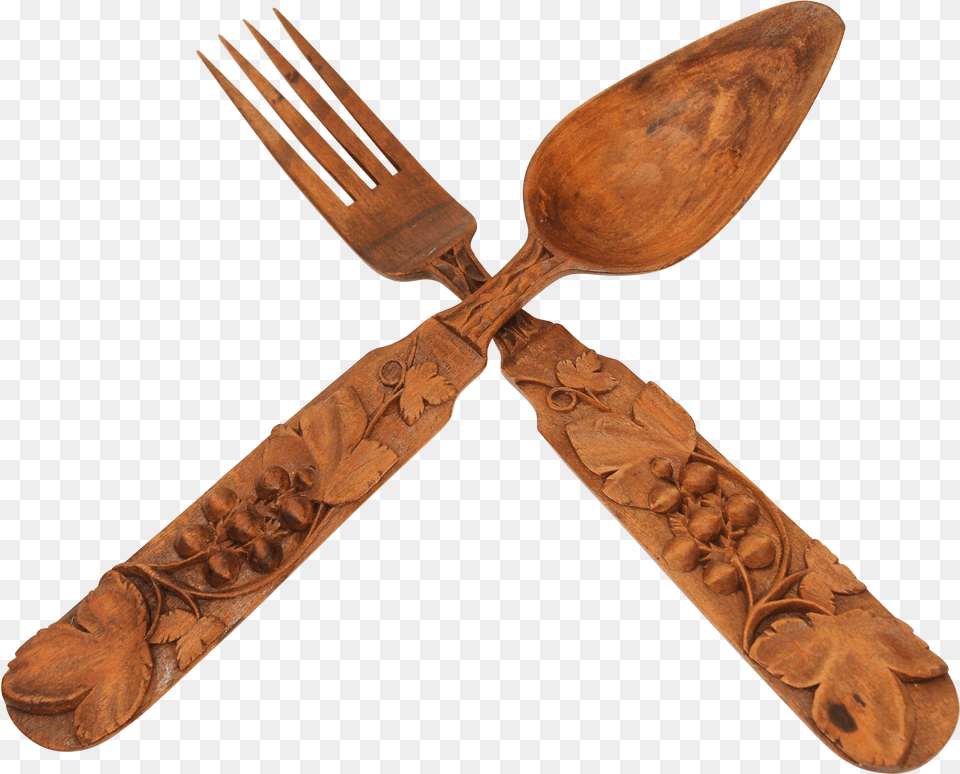 Wooden Spoon Clipart Freeuse Library Wooden Spoon And Fork, Cutlery Free Png