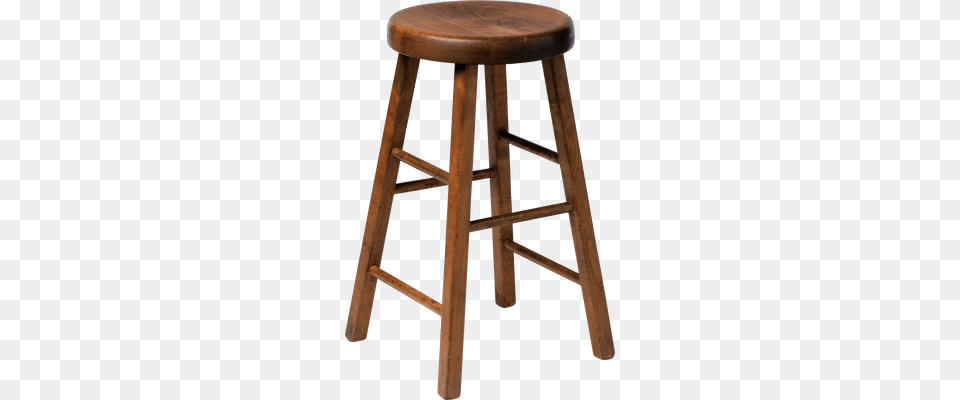 Wooden Stool Chair Transparent, Bar Stool, Furniture Png Image