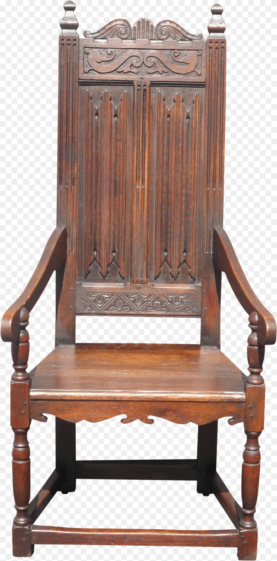 Wooden Throne Dining Chair, Furniture, Crib, Infant Bed, Armchair Free Png