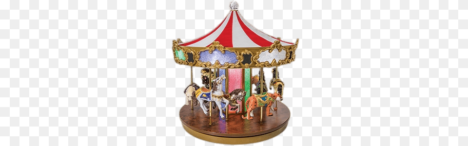 Wooden Toy Merry Go Round, Amusement Park, Carousel, Play Free Transparent Png